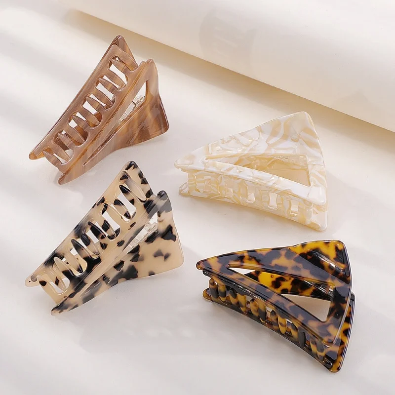 Wholesale Acrylic Triangle Hair Clips