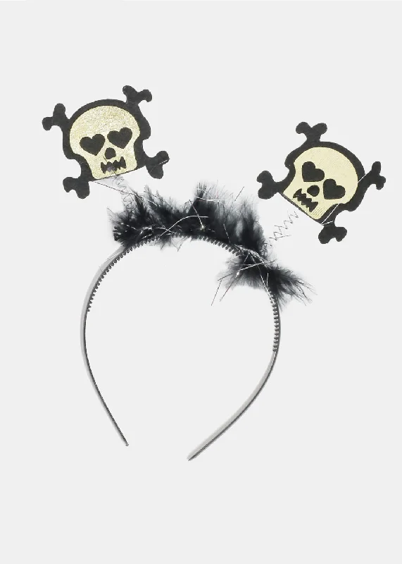 Miss A Halloween Headband - Skull