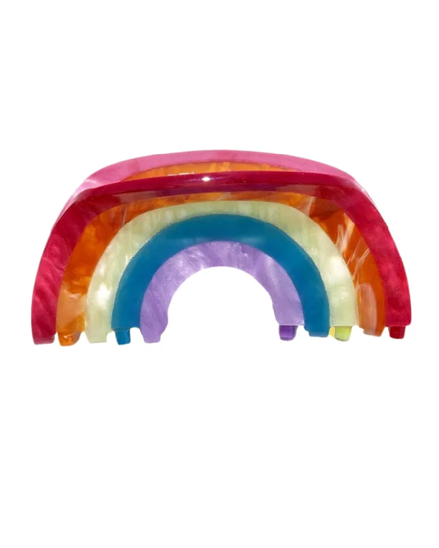 Rainbow Claw Clip