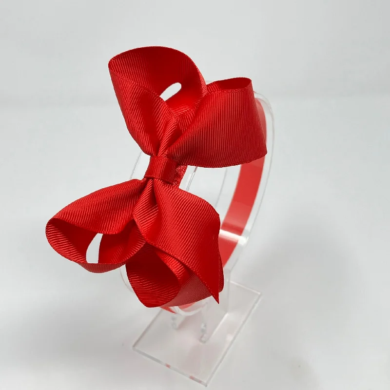 4.5 Inch Baby Headband - Red