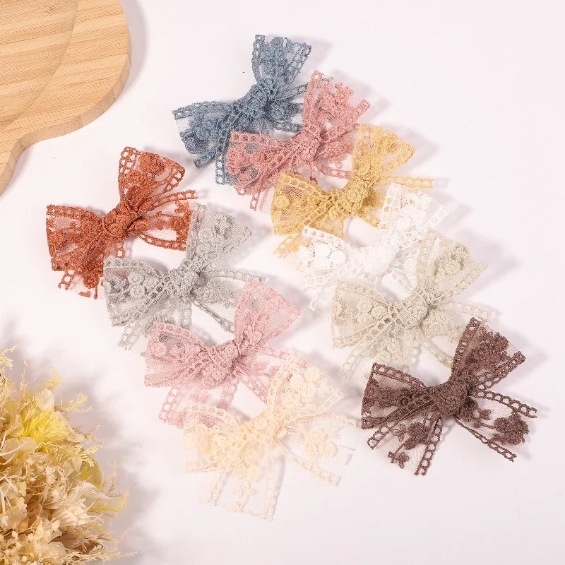 Wholesale Bows Lace Hair Clips