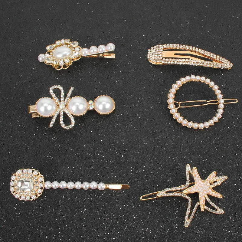 Wholesale Bohemian Pearl Hair Clips