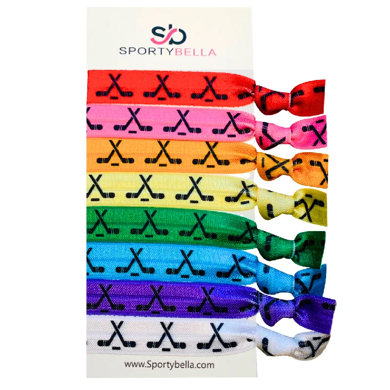 Ice Hockey Hair Ties - Multi Colored