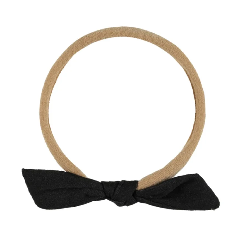 Little Knot Headband - Washed Black