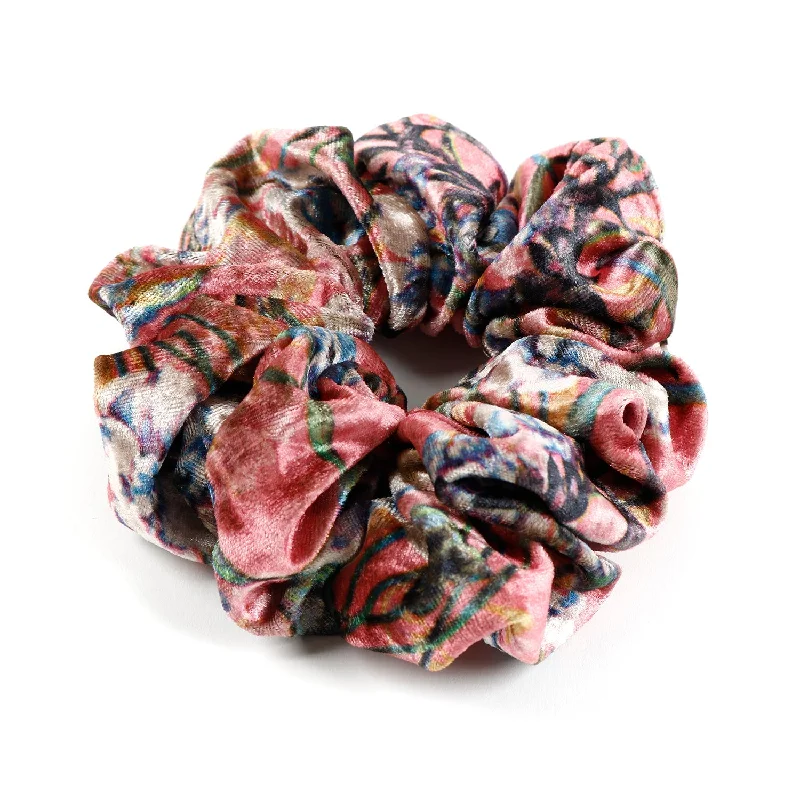 Scunci Jumbo Scrunchie Hair Tie Rope Flower Pattern