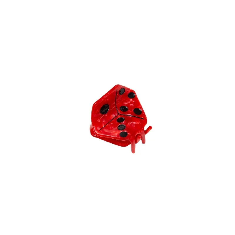 Dice Hair Claw - Red