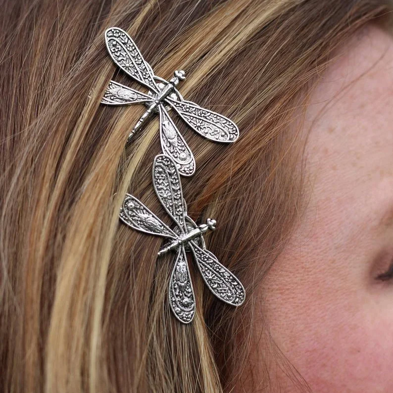 Wholesale Vintage Dragonfly Alloy Hair Clips