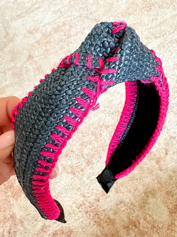 Navy/Hot Pink Trim