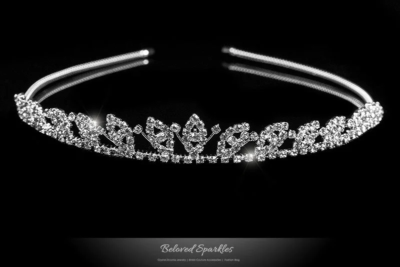 Frida Petite Art Deco Tiara | Rhinestone