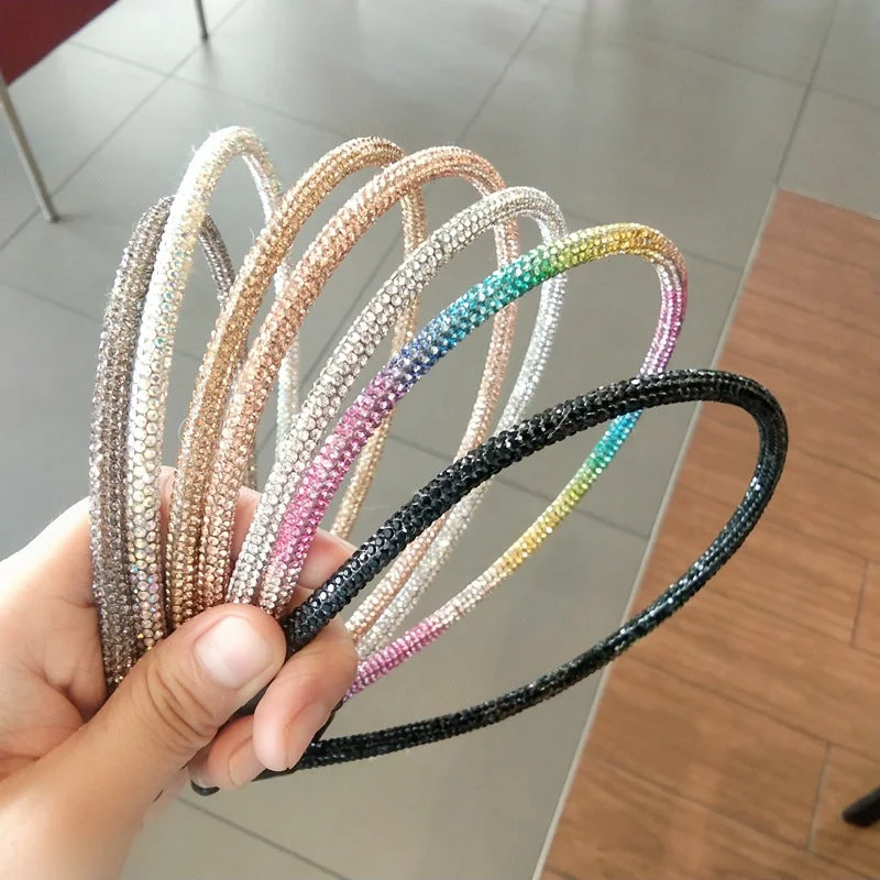 Wholesale Full Diamond Round Tube Headband