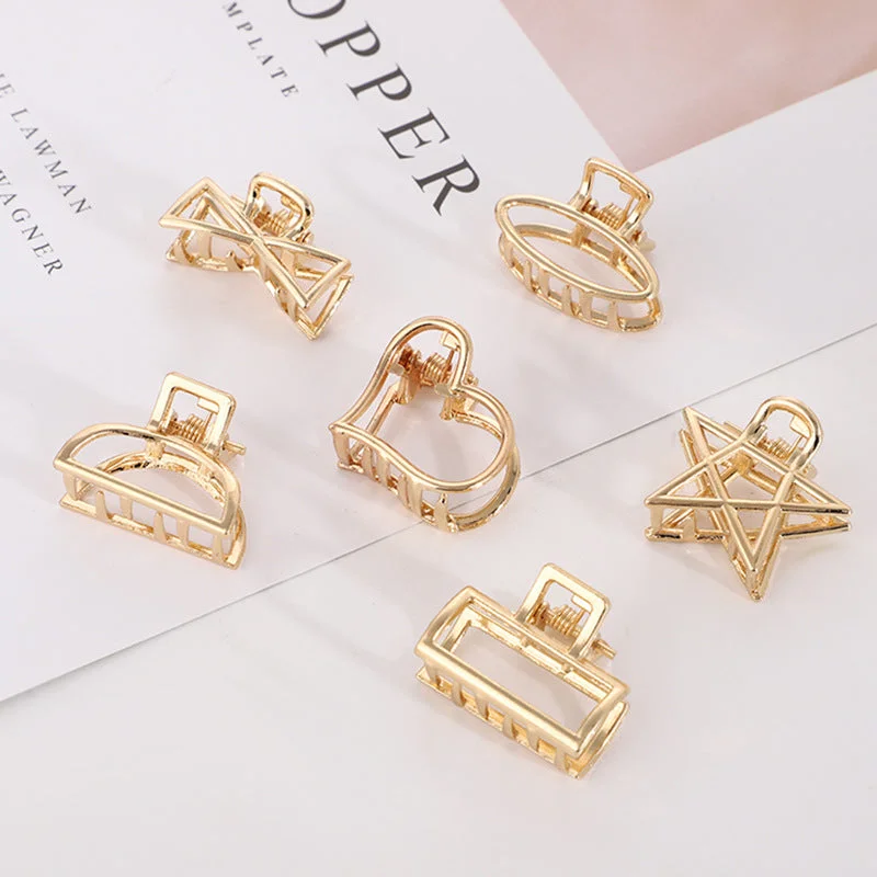 Wholesale Geometric Small Alloy Hair Clips