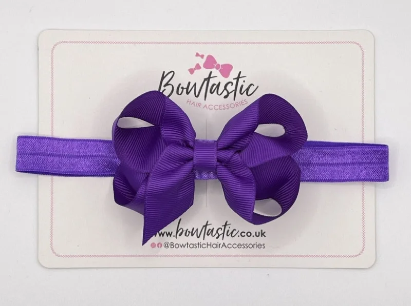 3.5 Inch Baby Headband - Purple