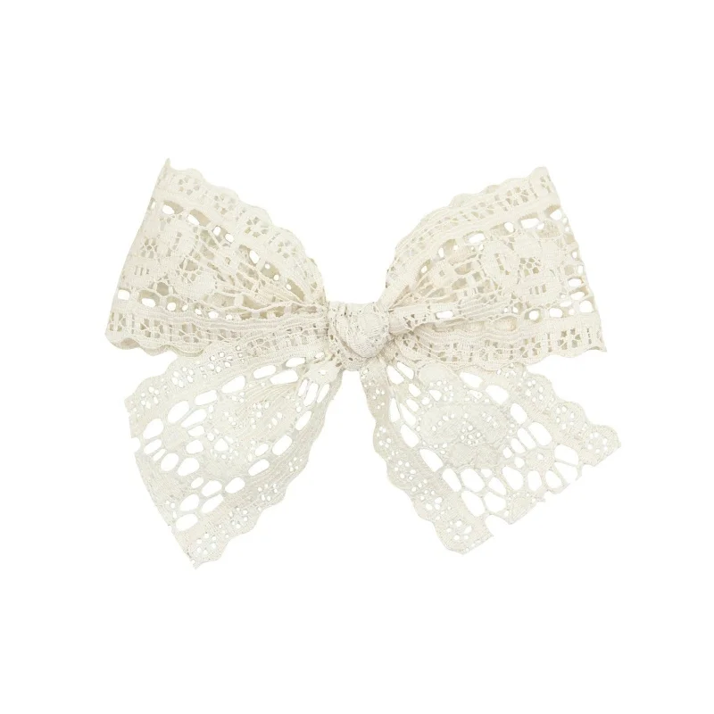 Lace Bow Clip