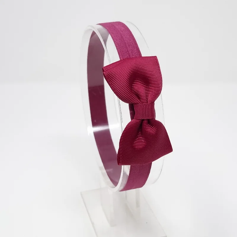 3 Inch Baby Headband - Wine