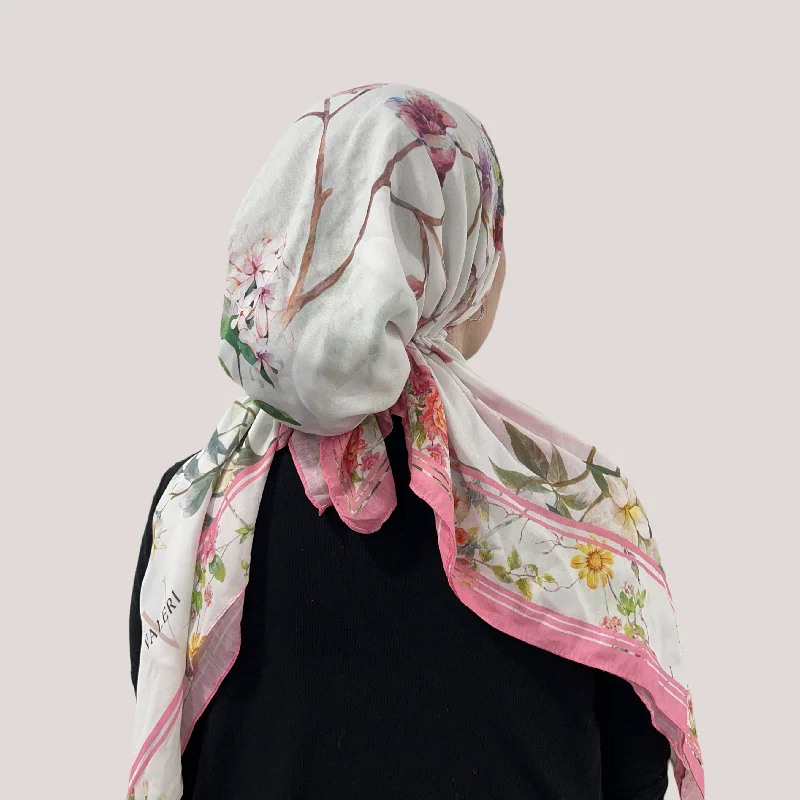 Floral Garden Pre-Tied Scarf