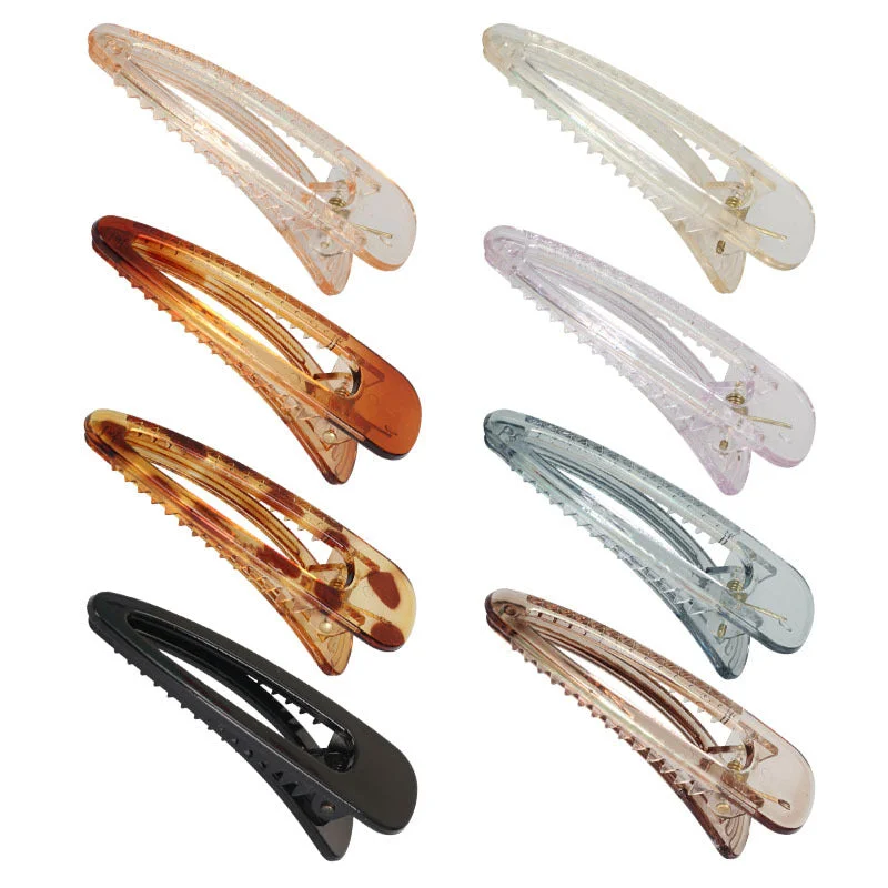 Wholesale Hollow Water Drop Plastic Hair Clips