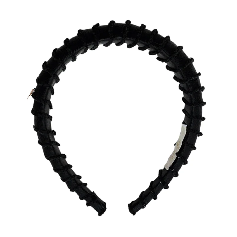 Halo Luxe Noa Fringe Headband - Black