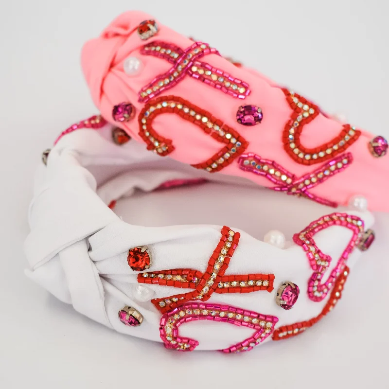 XOXO Beaded Headband