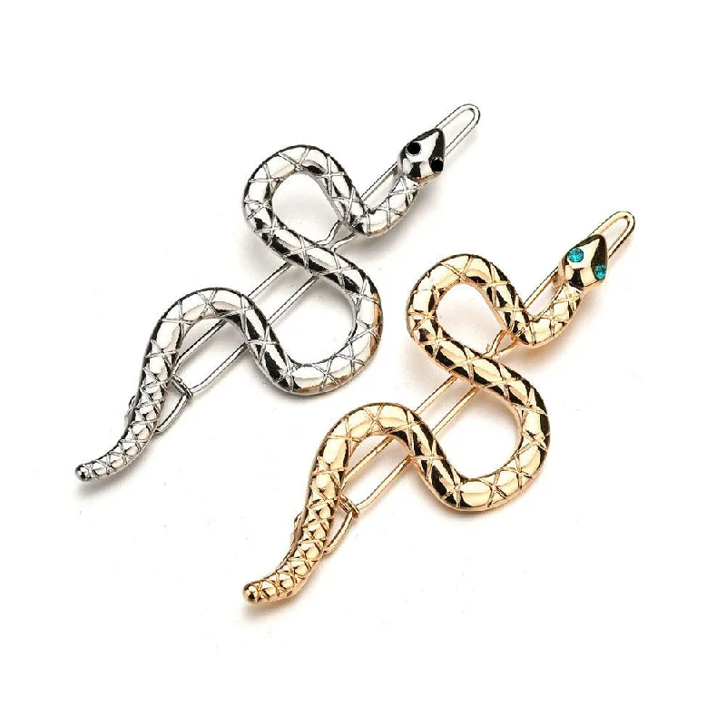 Wholesale Cutout Snake Alloy Hair Clips