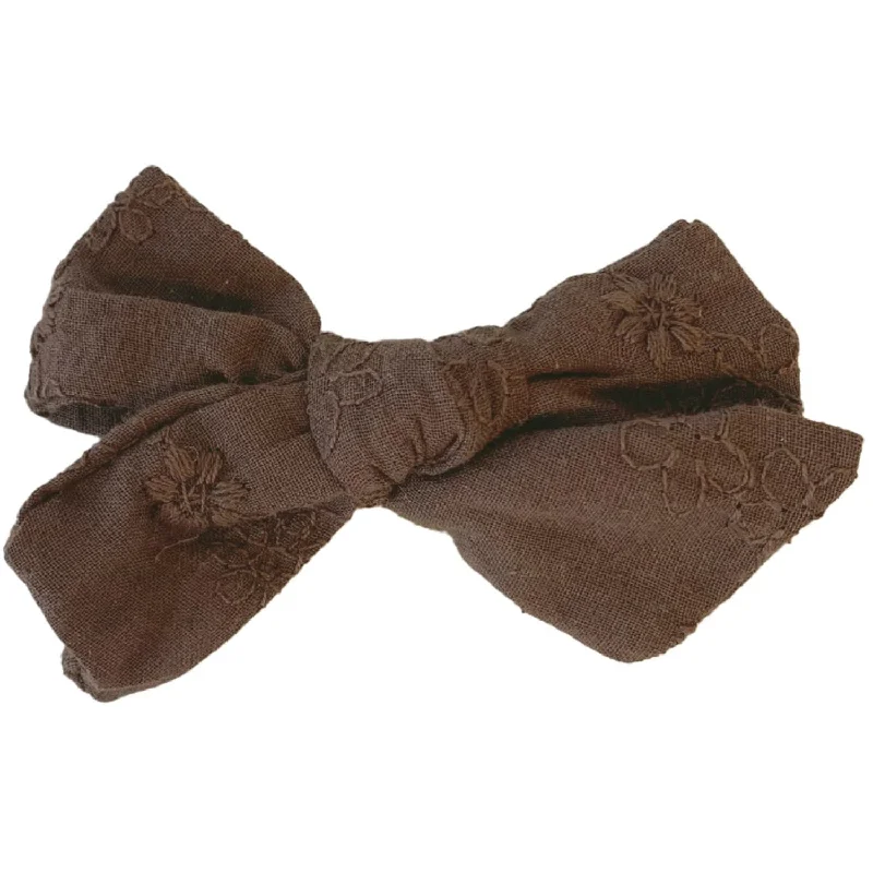 Bow's by Stær Alvilda Bow - Brown Embroidered