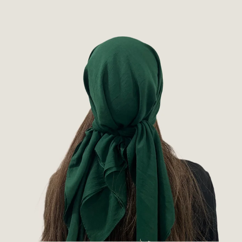 Varsity Green Cotton 2.0 Triangle Scarf