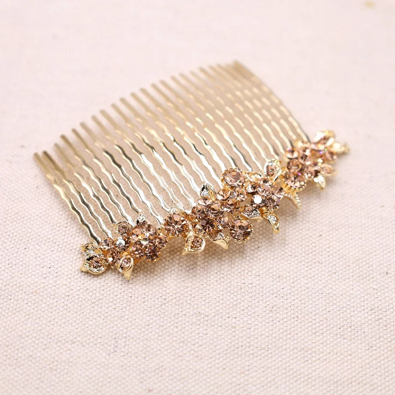 Rose Gold Decorative Side Comb