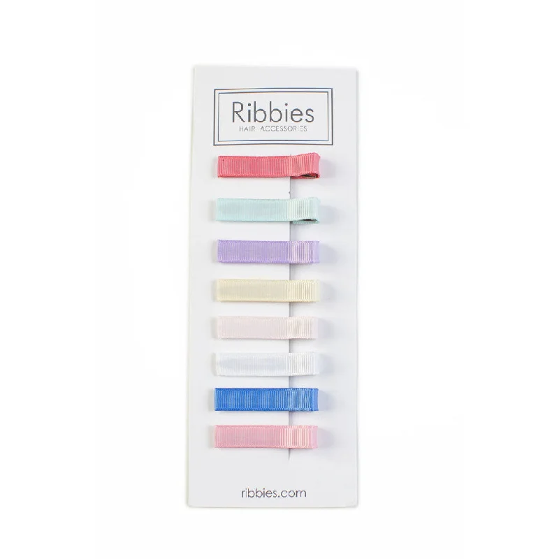 Simple Clip Set of 8 - Pastel