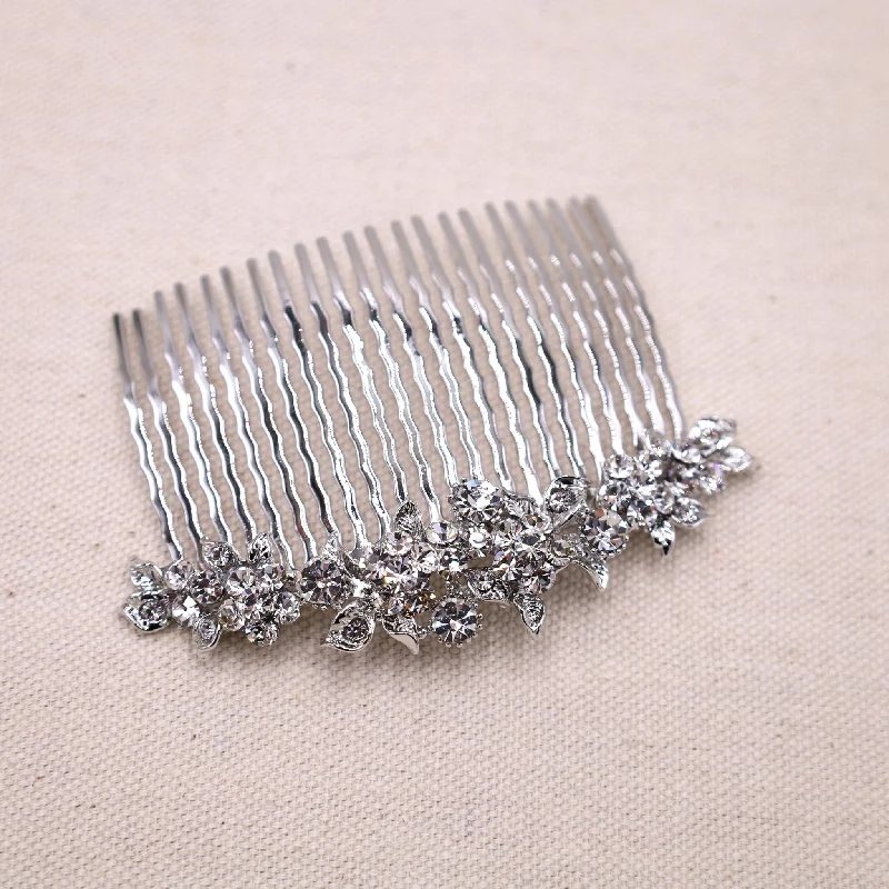 Silver Decorative Wedding comb