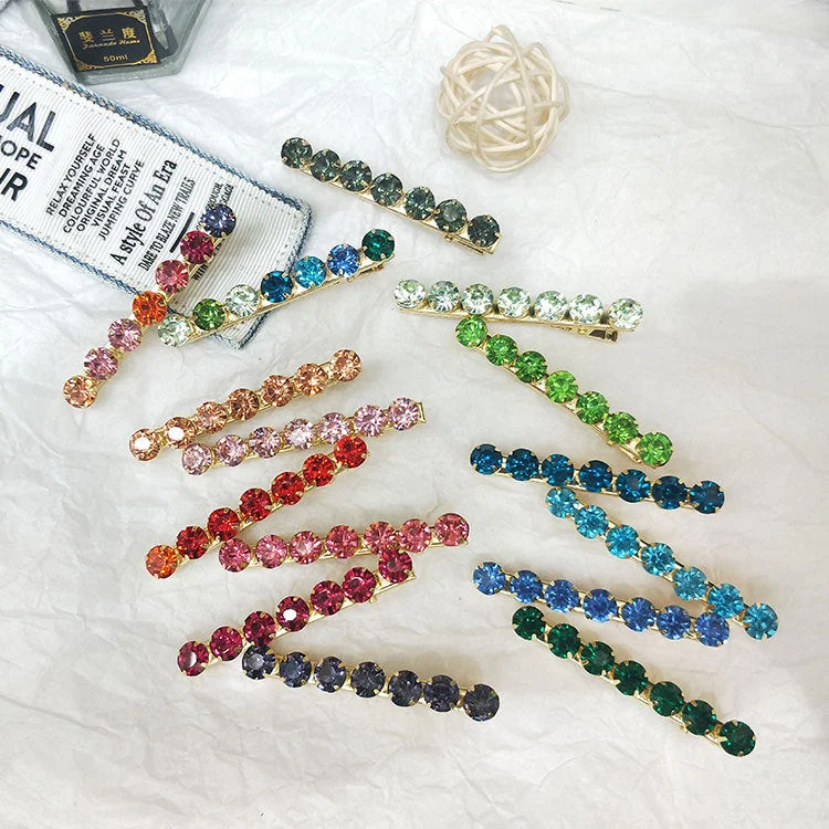 Wholesale Vintage Color Rhinestone Hair Clips