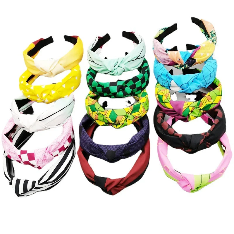 Wholesale Demon Slayer Knotted Headband