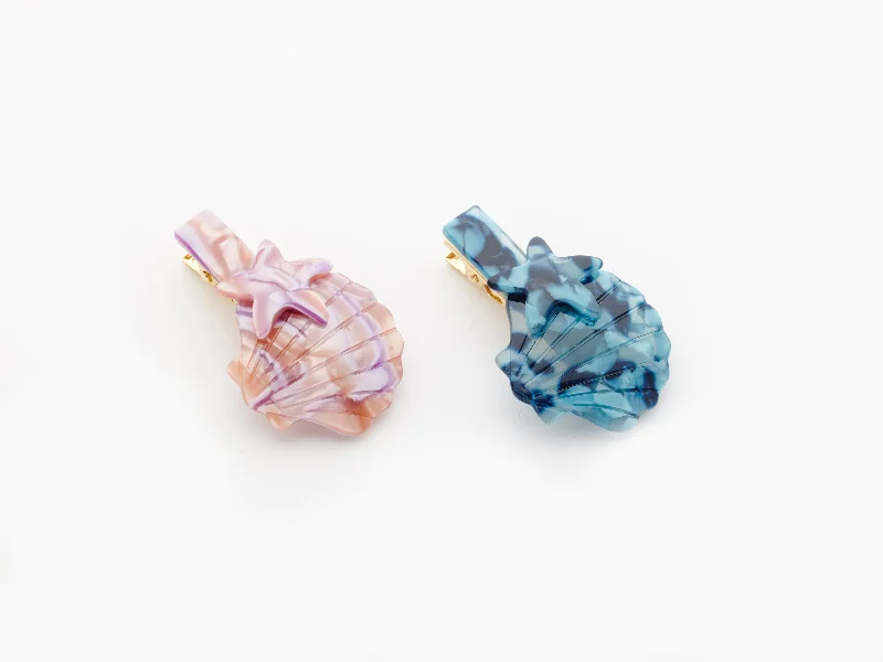 Leila Clip Pink & Blue