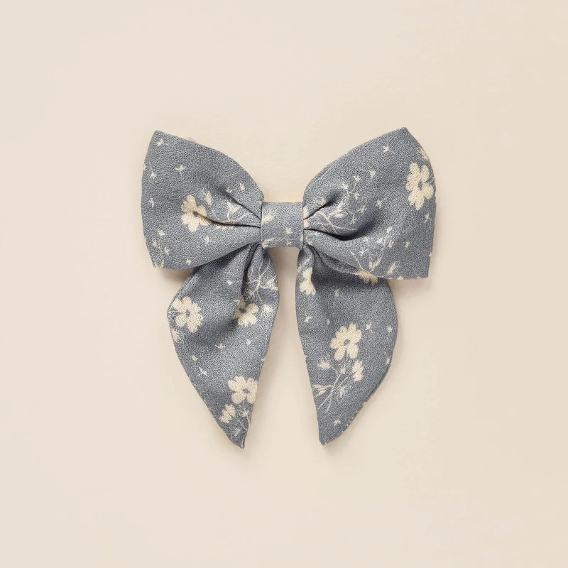 Bow - Blue Ditsy - Vintage Blue