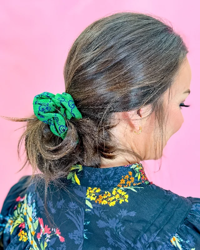 Luxury Printed Scrunchies