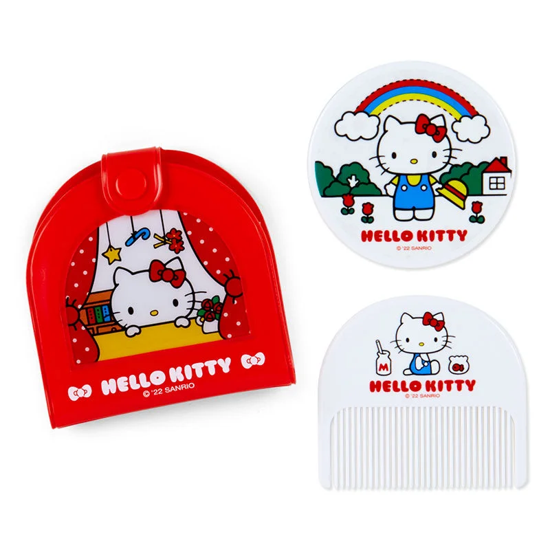 Sanrio Hello Kitty mirror & comb set