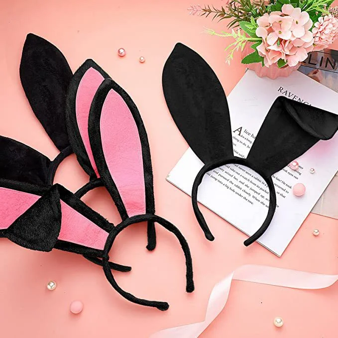 Wholesale Cute Rabbit Ears Fabric Headband