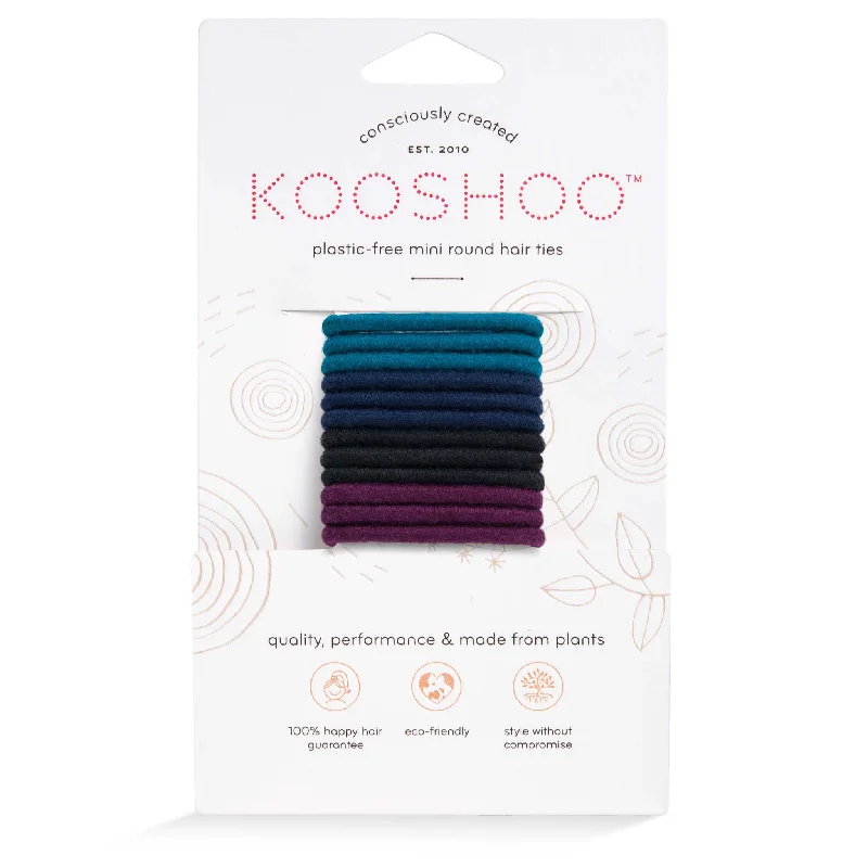 Plastic-Free Round Mini Hair Ties