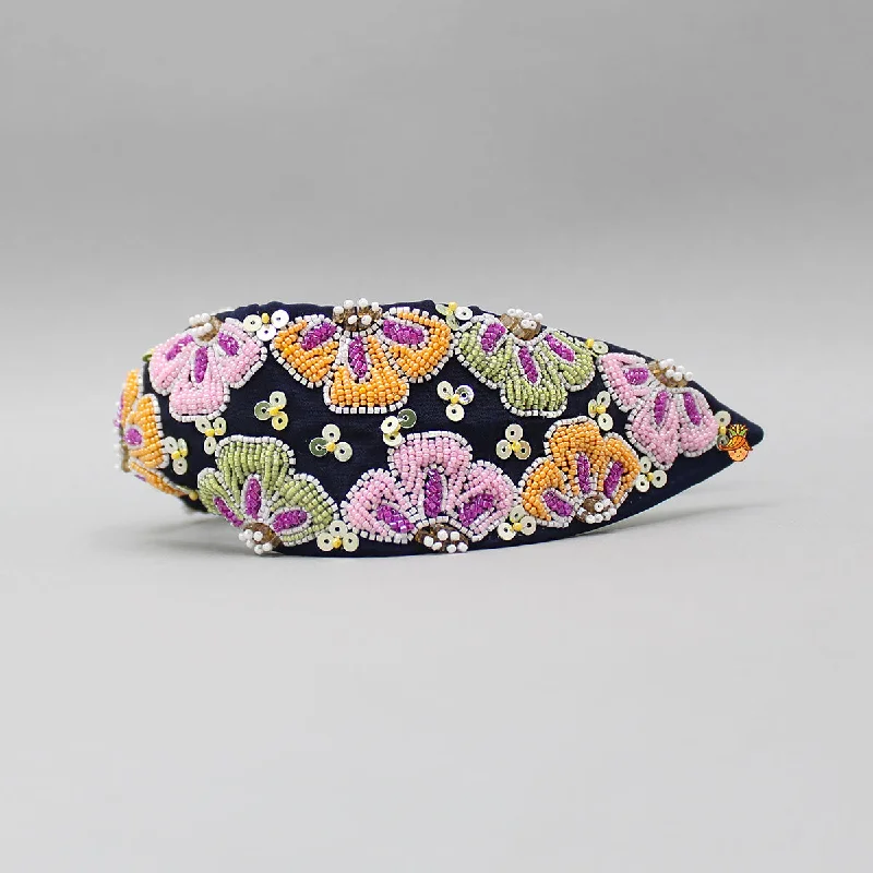 Flower Beaded Hairband