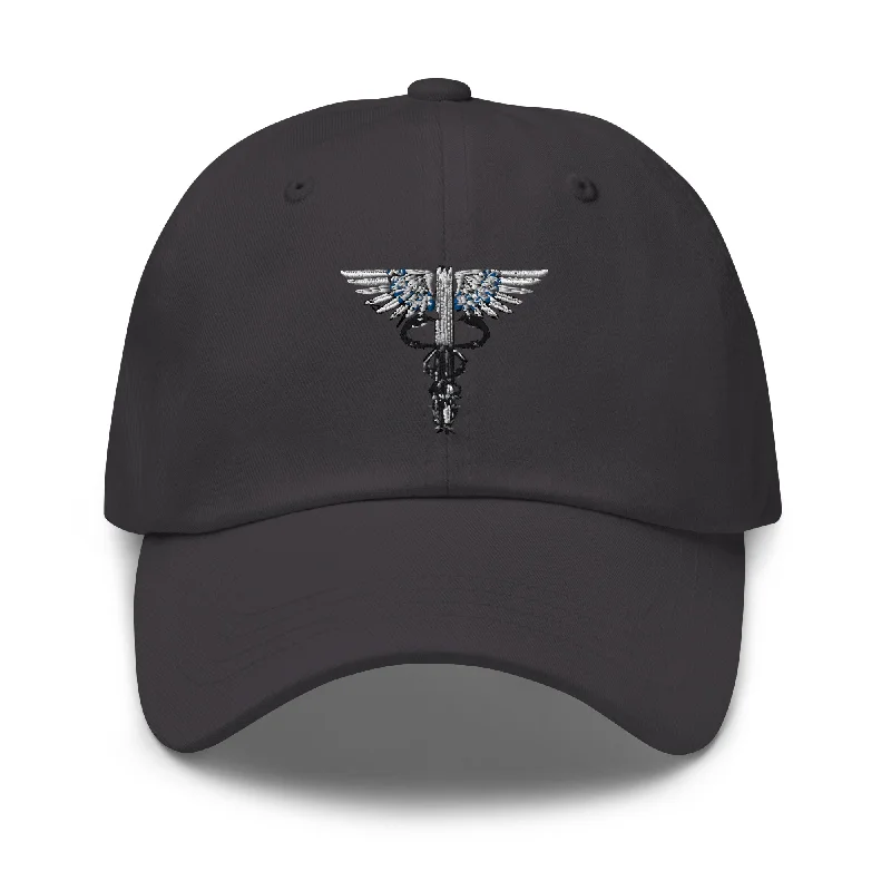 Cowgirl Caduceus- Embroidered Dad Hat