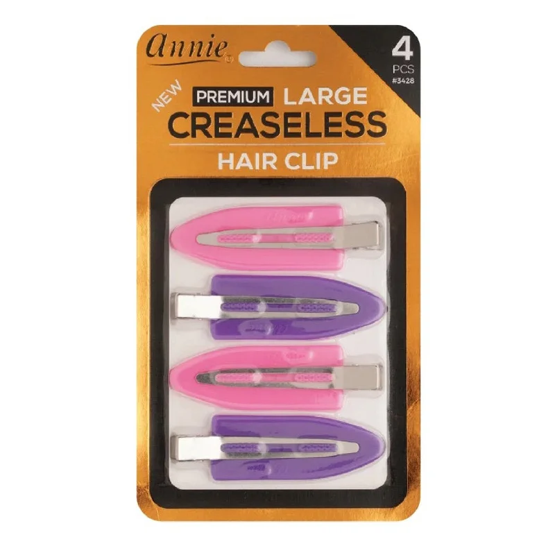 Annie New Premium Large Creaseless Hair Clip 4pcs