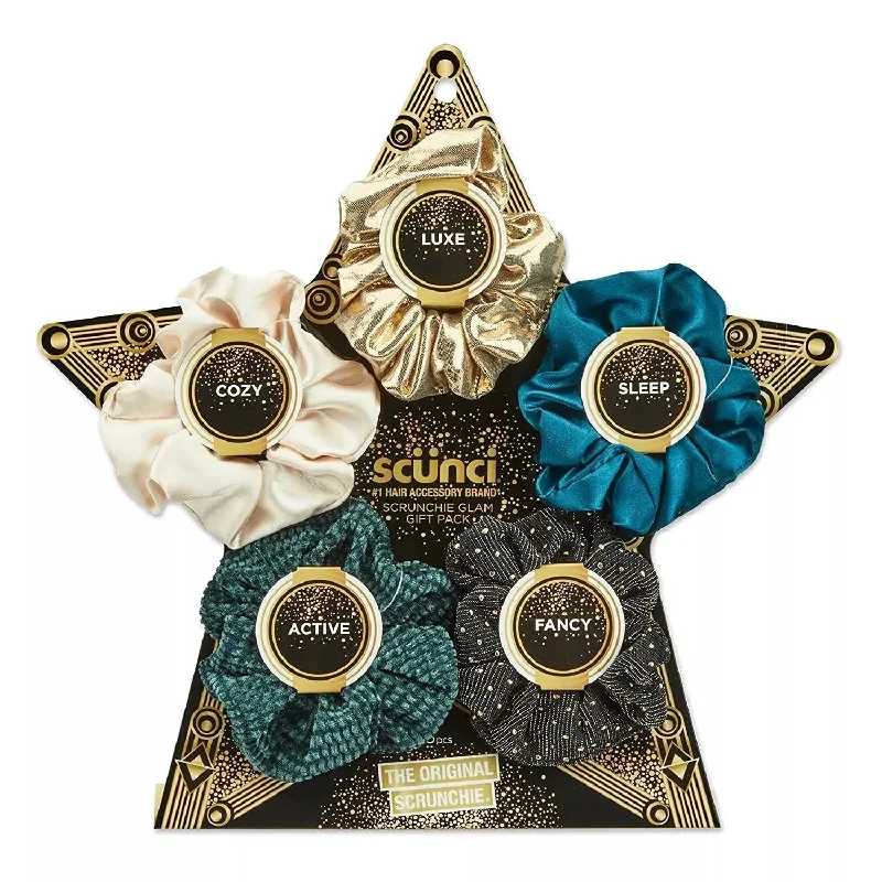 Scunci Scrunchie Holiday Gift Set 5pcs