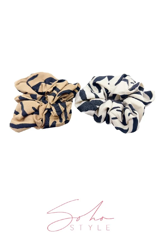 TIGER Print Hair Scrunchie