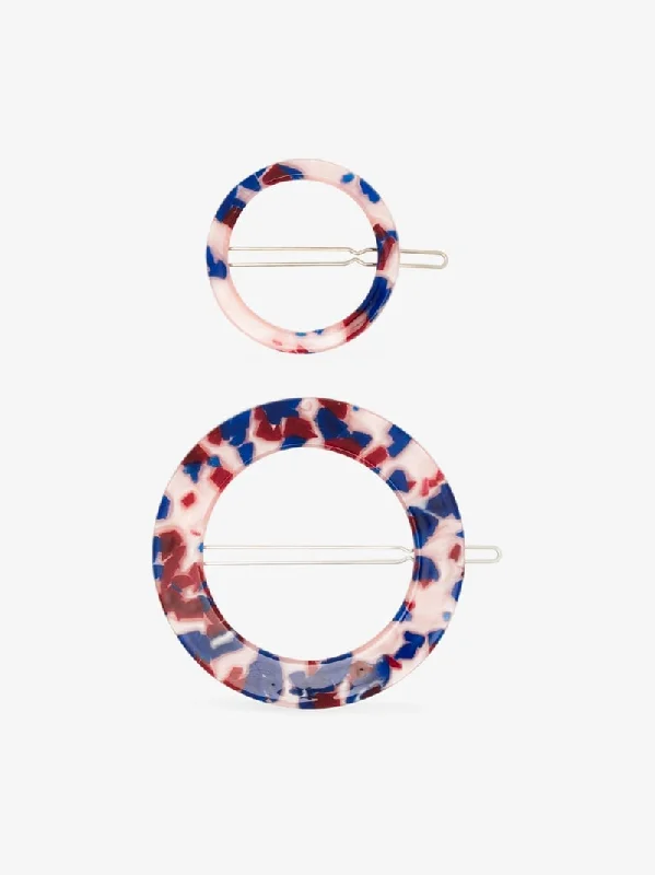 Sarah Clip Set Marble