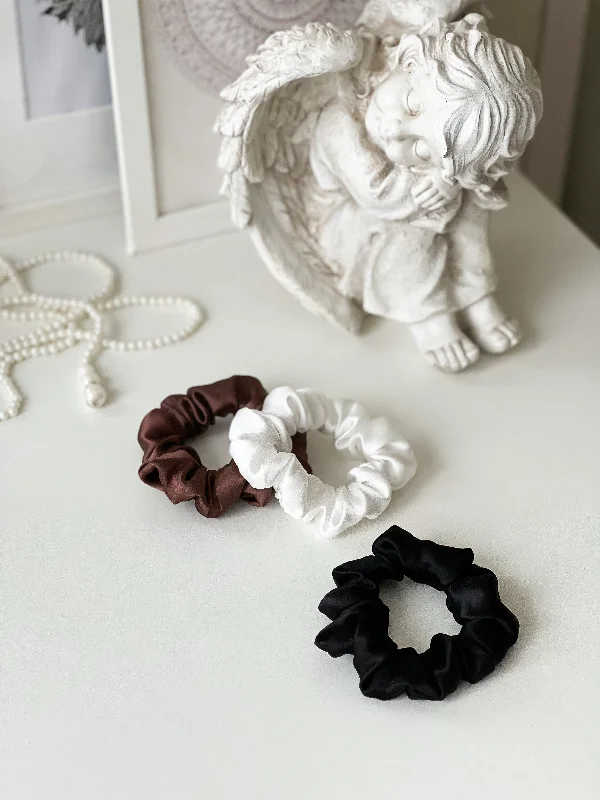 S/M silk hair ties