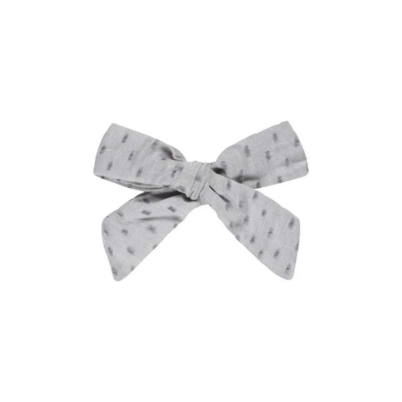 Bow Clip - Dusty Blue