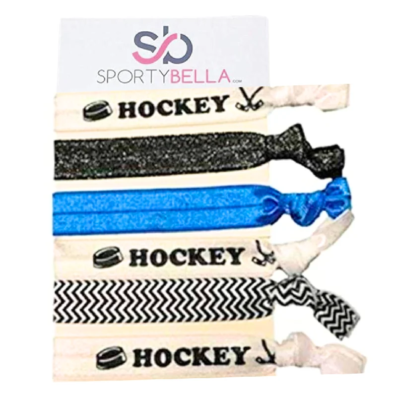 Girls Ice Hockey Hair Ties -Pick Color