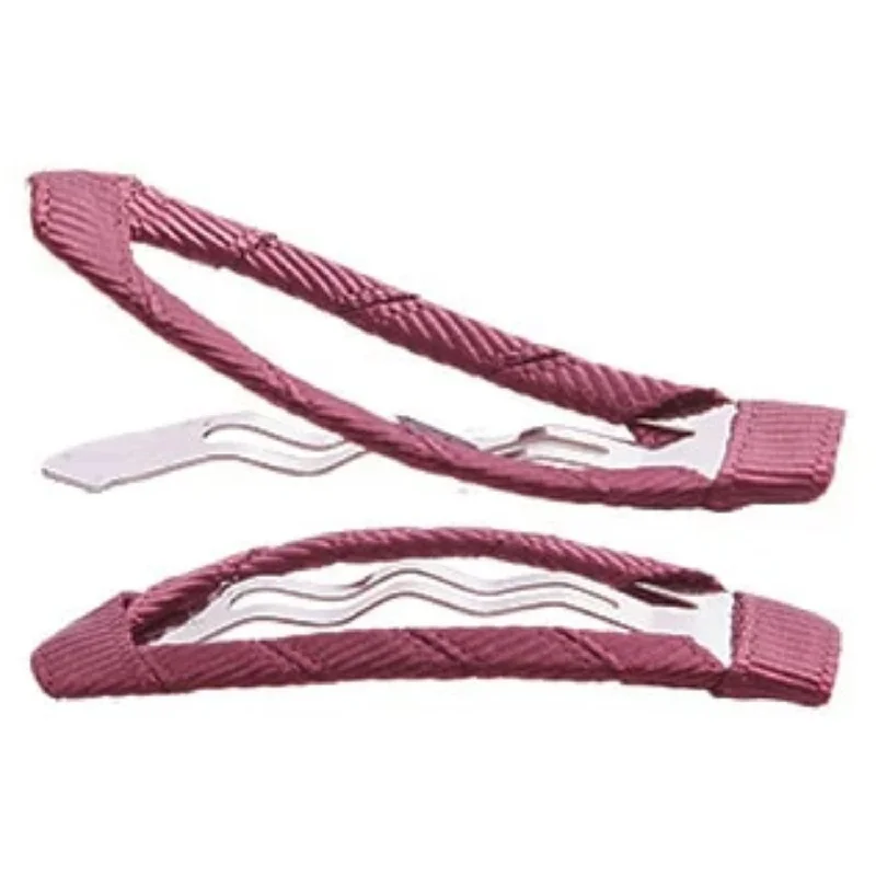 Bow's by Stær Snap Hair Clips - Bordeaux (2 pack)