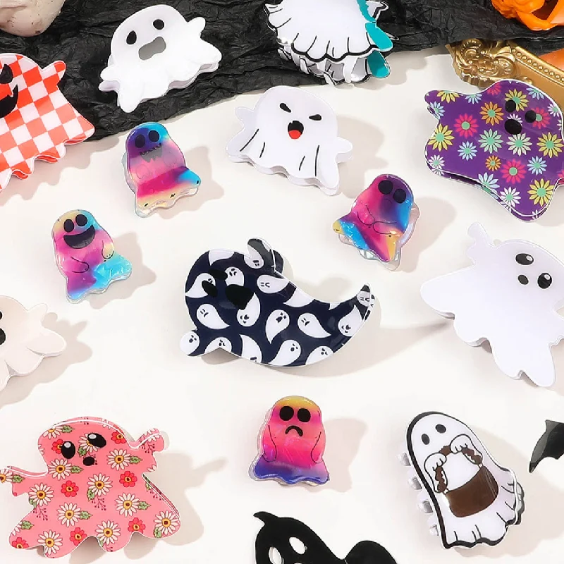 Wholesale Ghost Expression Halloween Hair Clip