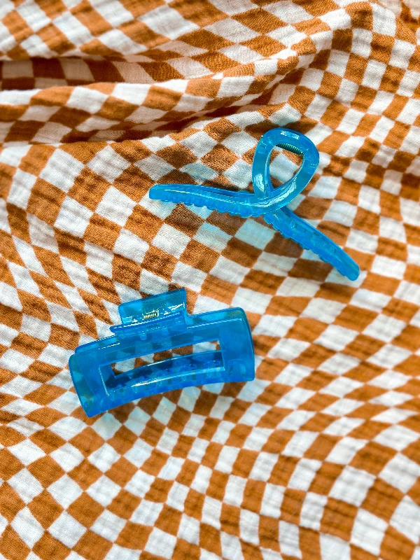 Electric Blue Jumbo Clip