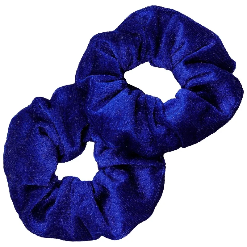 Blue Velvet Scrunchies - 2 Pack