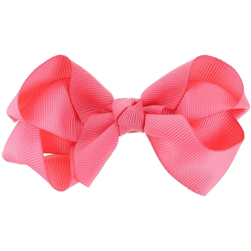 Bow's by Stær Classic Bow - Coral - 8 cm